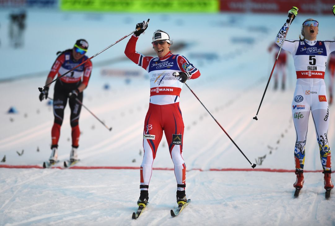 Marit Bjørgen sempre più leggenda, suo l’oro iridato nella Sprint di Falun
